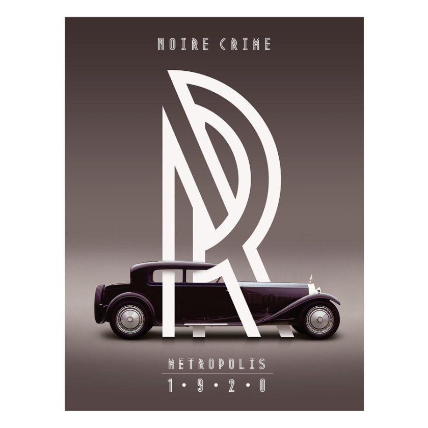 Стиль арт деко типографика