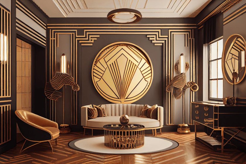 Интерьер в стиле ар деко