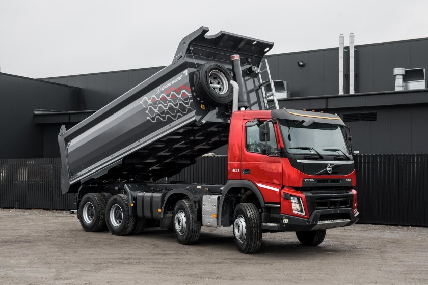 Volvo FMX 8x4 самосвал