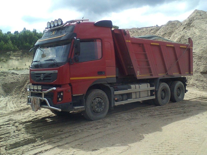 Volvo fm 6х4 самосвал