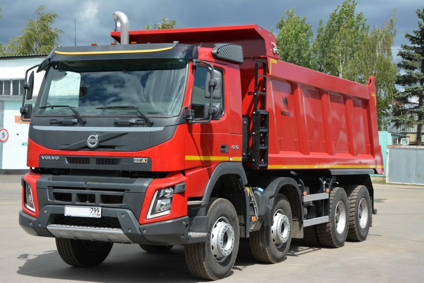 Вольво FMX 8x4 самосвал