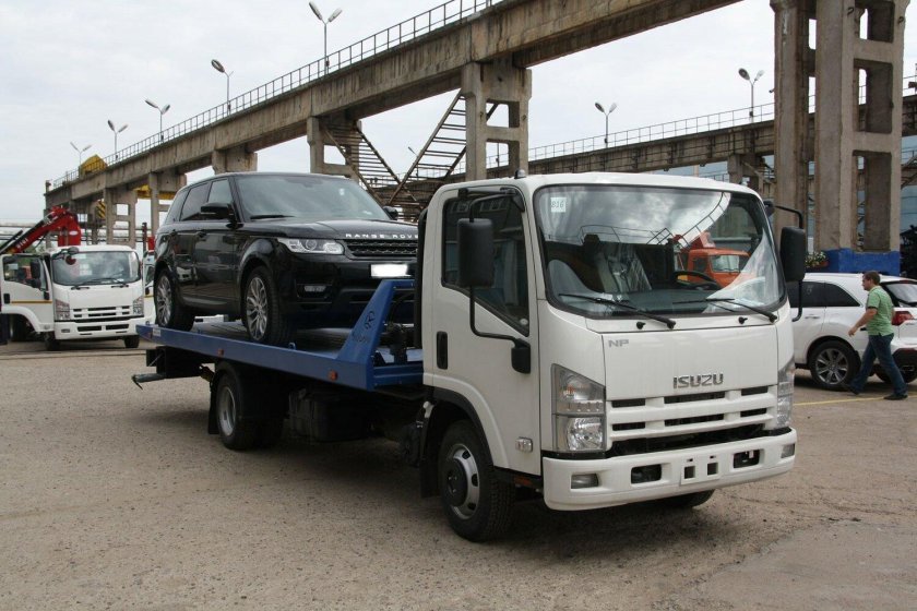 Isuzu nqr90 эвакуатор