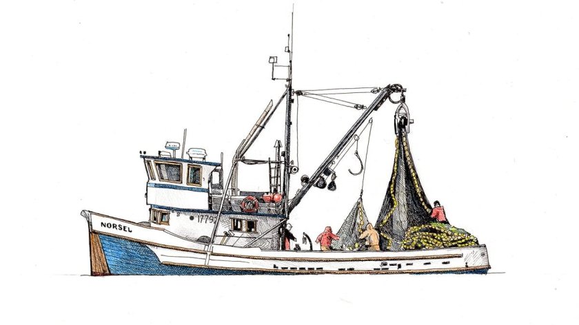 Рыболовецкий сейнер