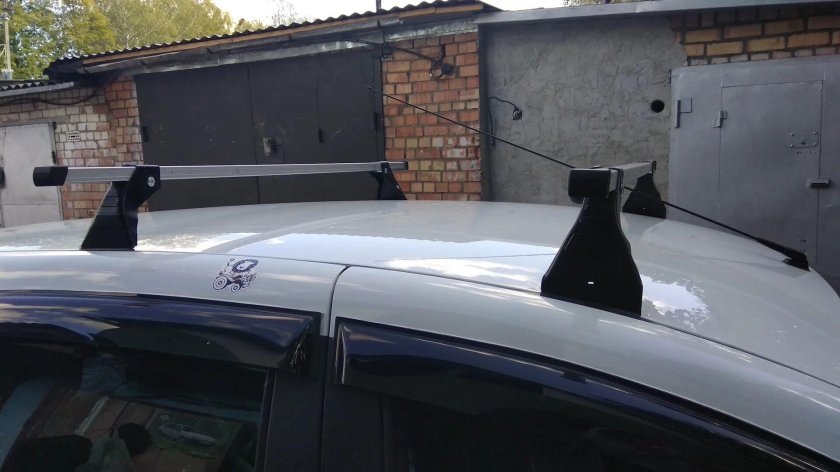 Багажник на крышу Рено Логан 1 Атлант