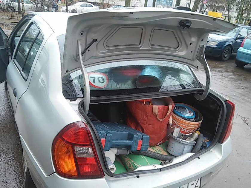 Багажник Рено Симбол 1