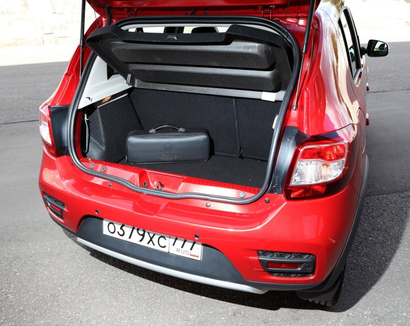 Renault Sandero Stepway 2017 багажник