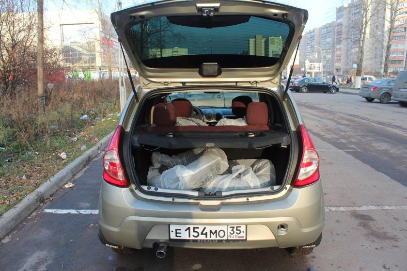 Sandero 1 багажник