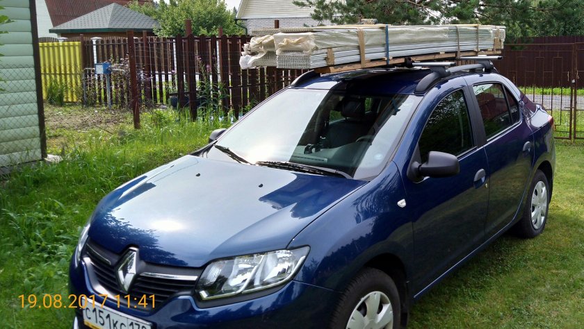 Багажник Рено Логан 2