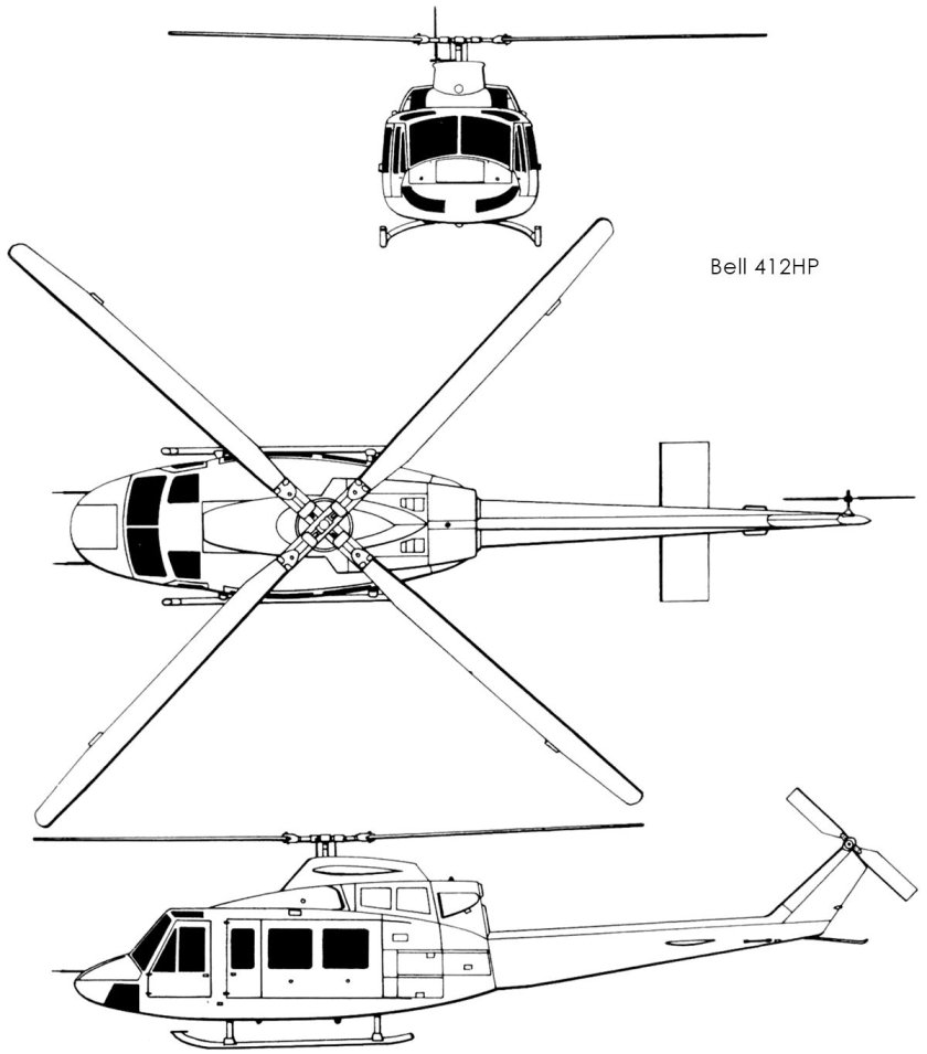 Bell 412 схема