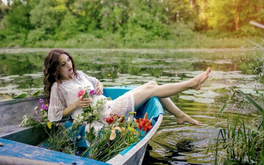 Фотосессия в водоеме