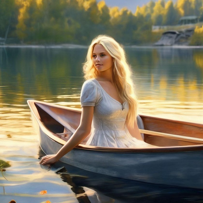 Красивая девушка блондинка