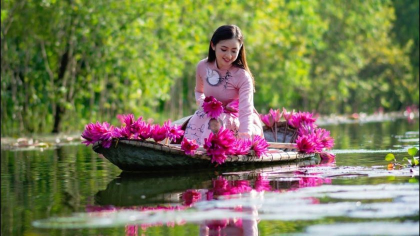 Фотосессия в цветах