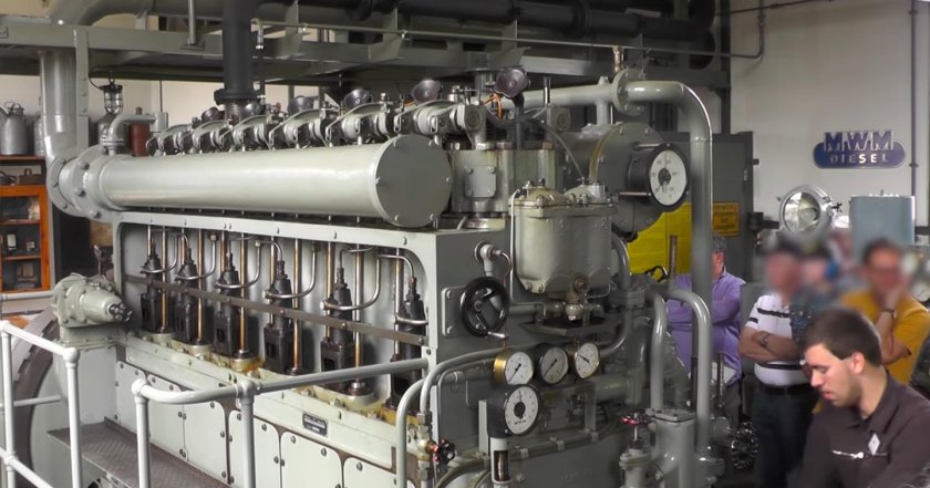 Стационарный газовый двигатель