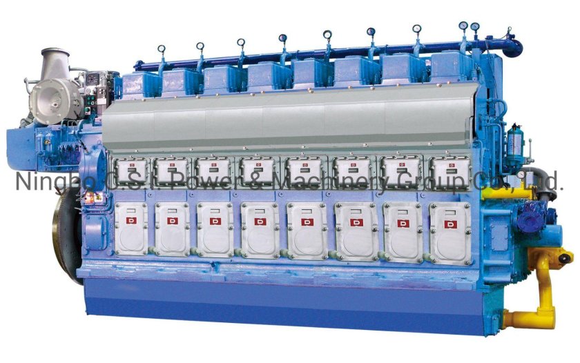 Судовой дизельный двигатель