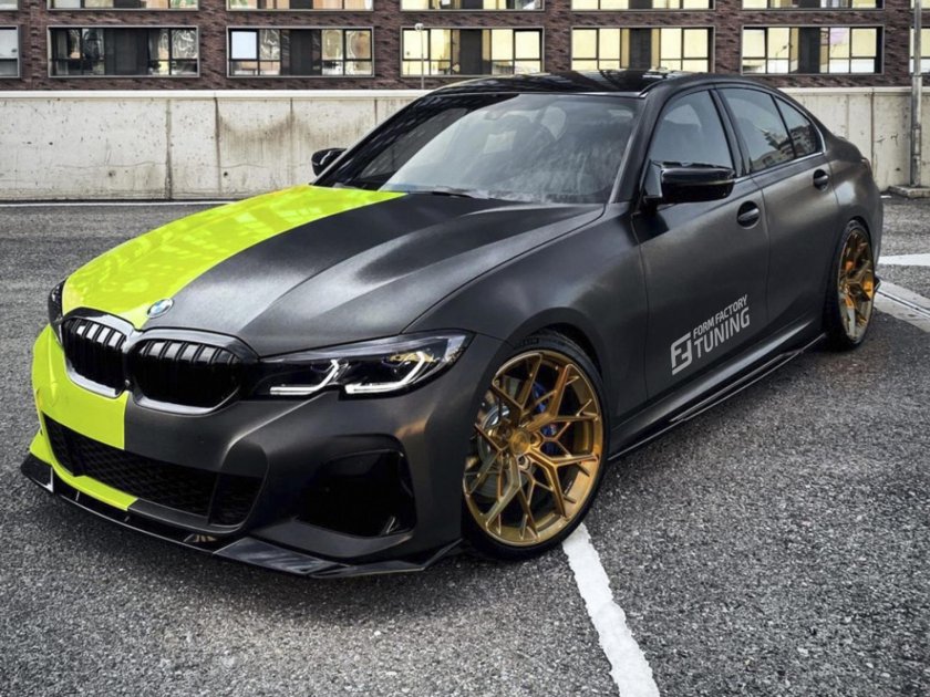 Сплиттер BMW g20