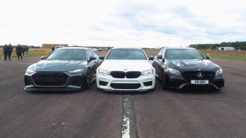 BMW m5 vs Mercedes e63