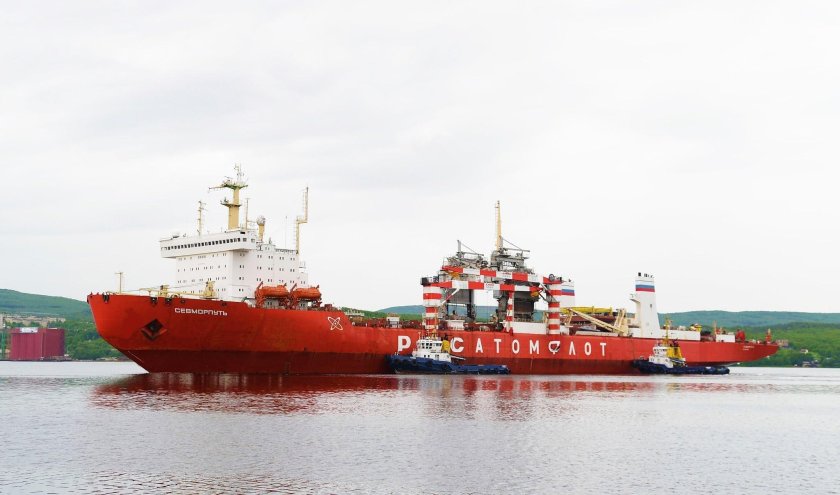 Атомный контейнеровоз Севморпуть