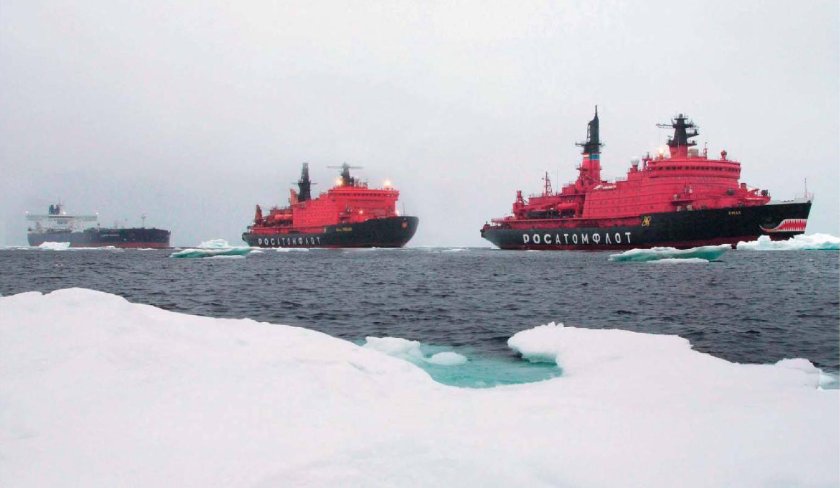 Северный морской путь атомный ледокол