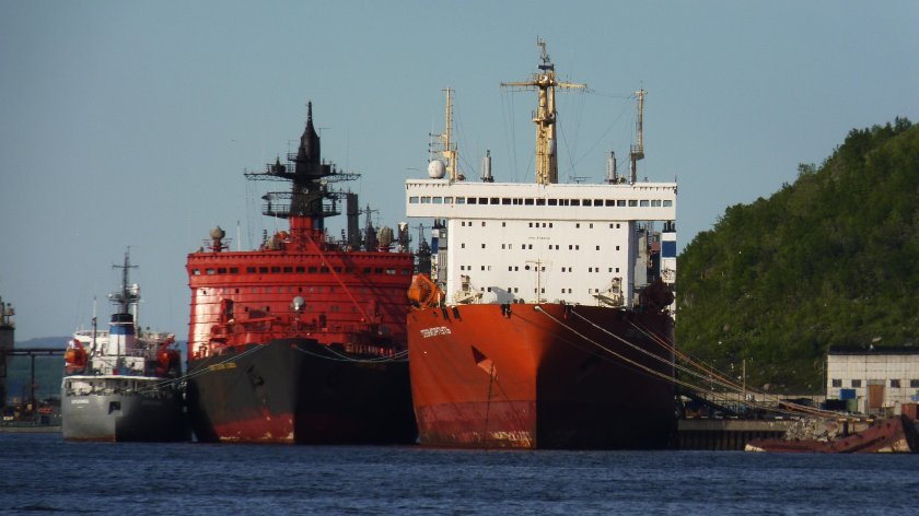 Атомный контейнеровоз Севморпуть