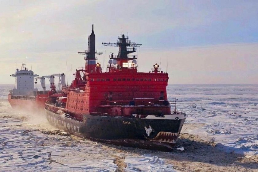 Атомный ледокол 50 лет победы