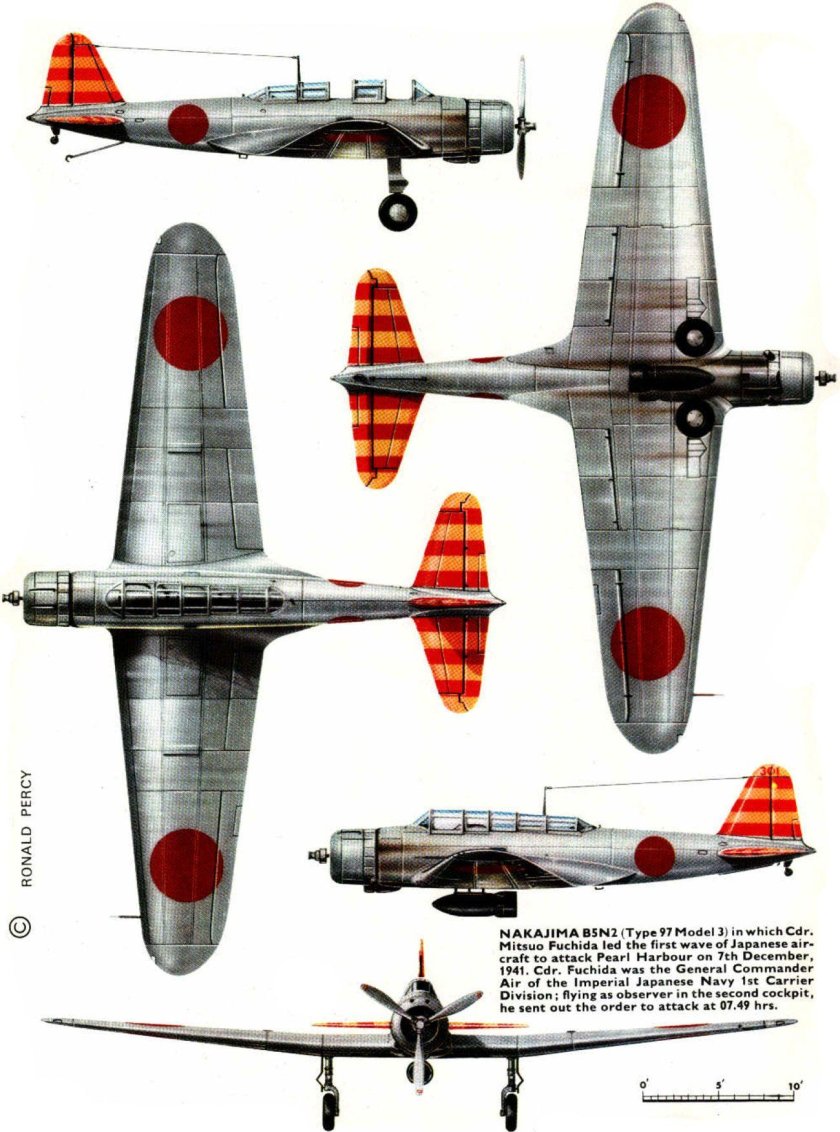 Бомбардировщик Nakajima b5n, Тип 97
