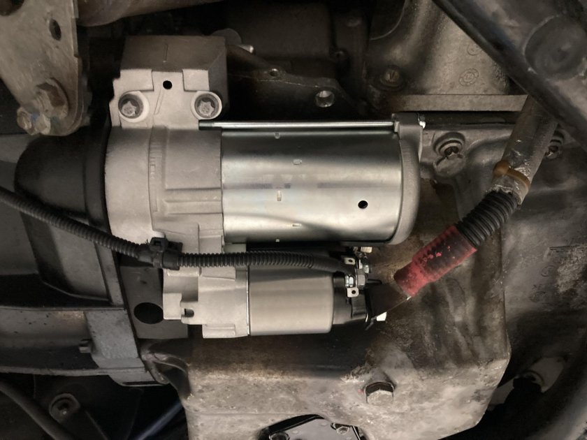 Замена стартера BMW n47