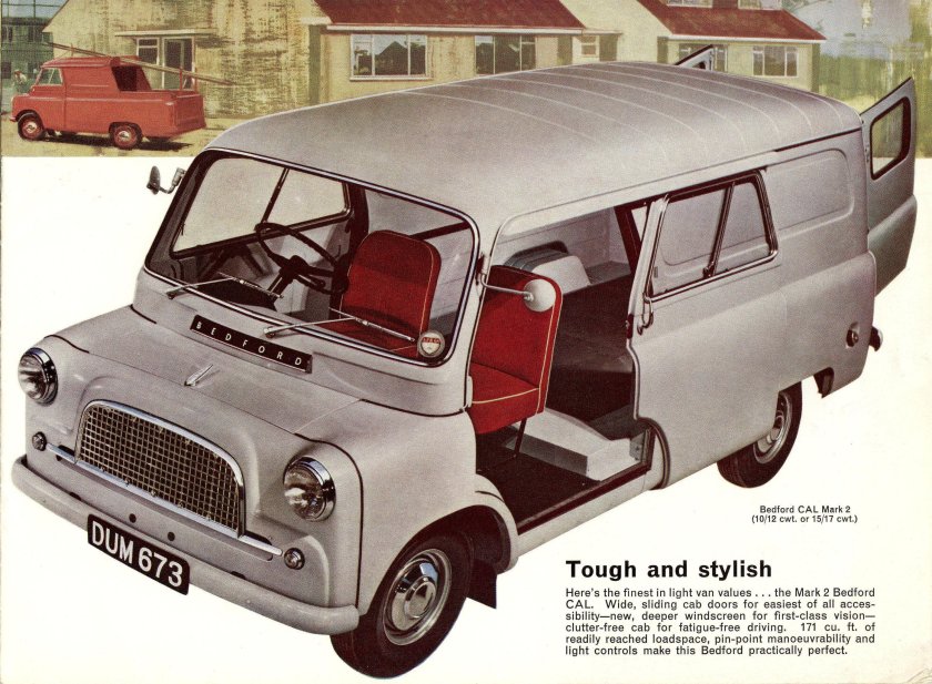 Bedford CA van 1965 габариты