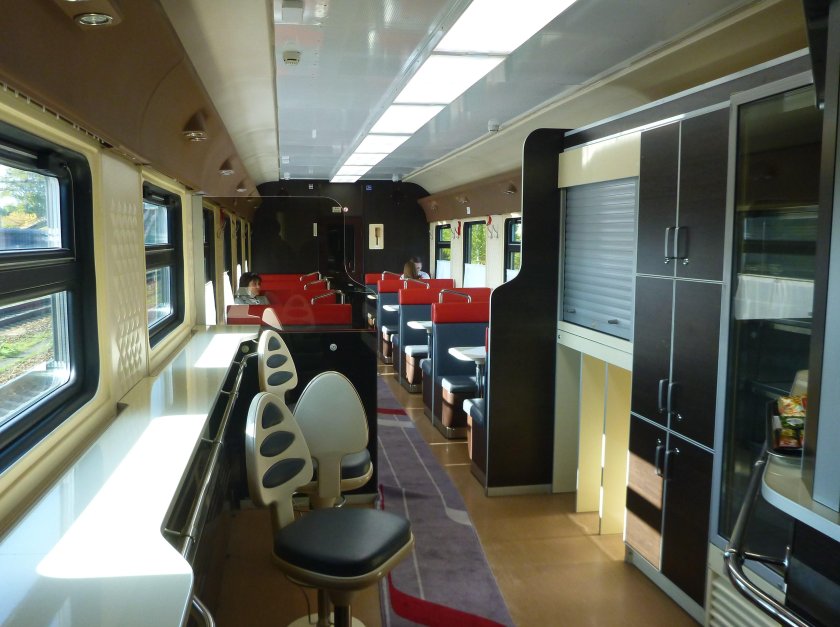 Вагон бистро в Сапсане что это