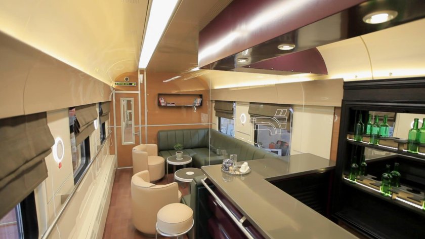 Вагон купе буфет