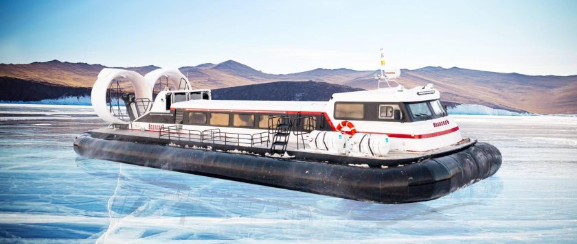 СВП Бирюса на Байкале