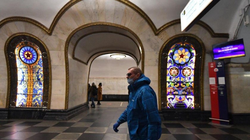 Метро Новослободская вестибюль