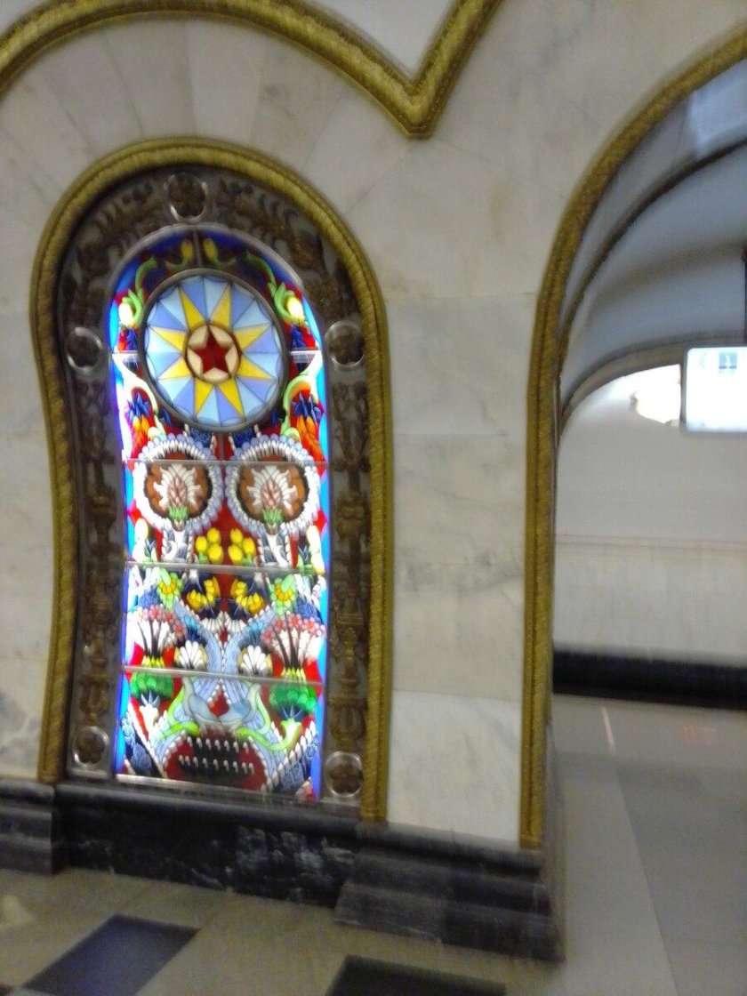 Станция новослободская кольцевая