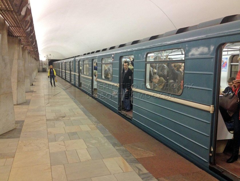 Поезда на фиолетовой ветке Москва