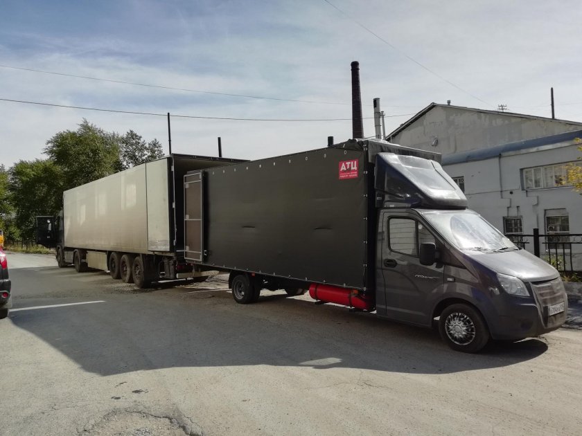 Газель Некст 6 метров с прицепом