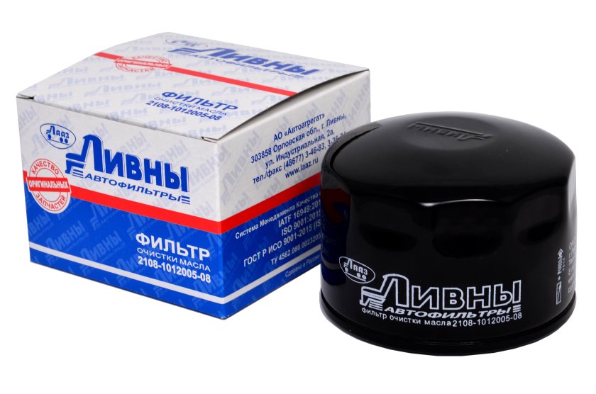Фильтр масляный ваз 2108 ливны
