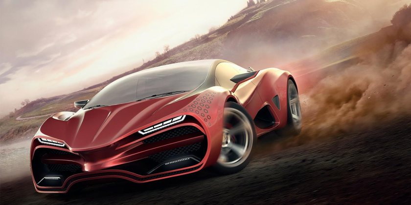 Лада суперкар Lada Raven