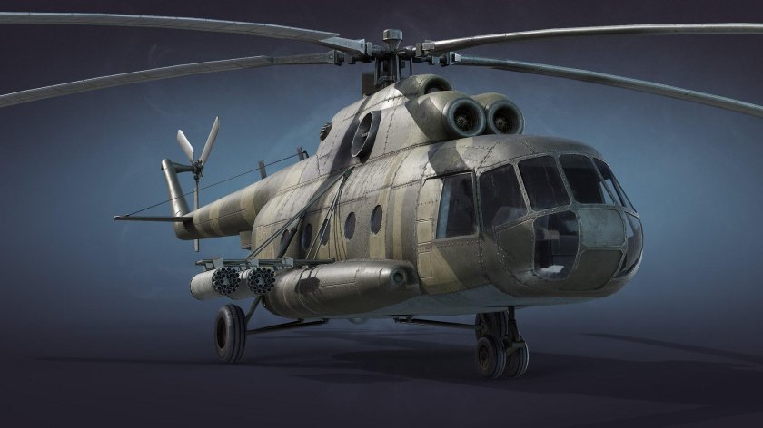 Модель вертолета ми 8