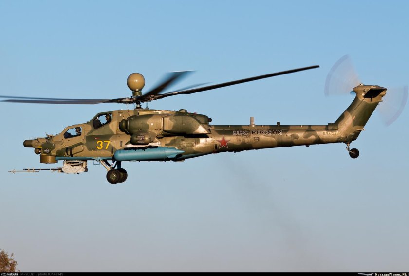 Вертолеты ми-28уб