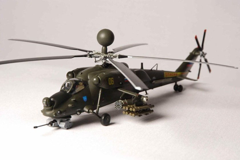 Сборная модель вертолета ми 28