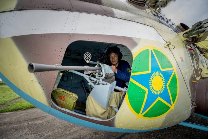 Пулемет на вертолете ми 24