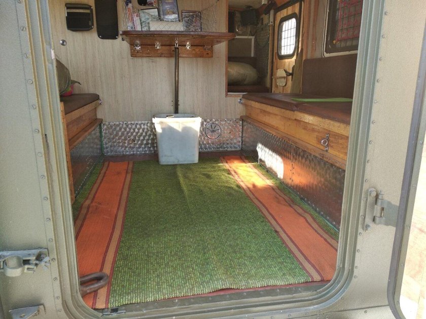 Оборудование кунга ГАЗ 66