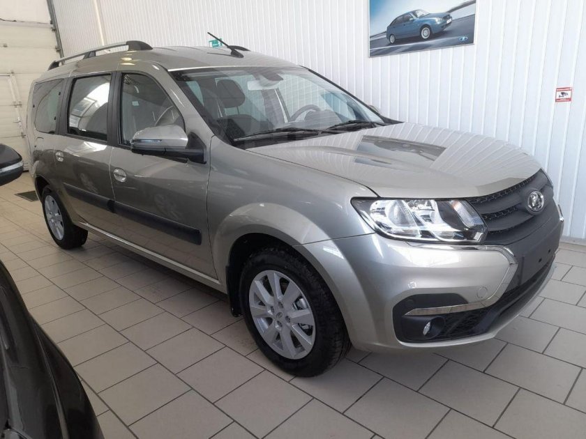 Цвет 242 серый базальт Лада Ларгус