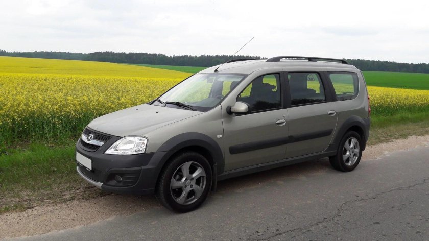 Лада Ларгус кросс серый базальт