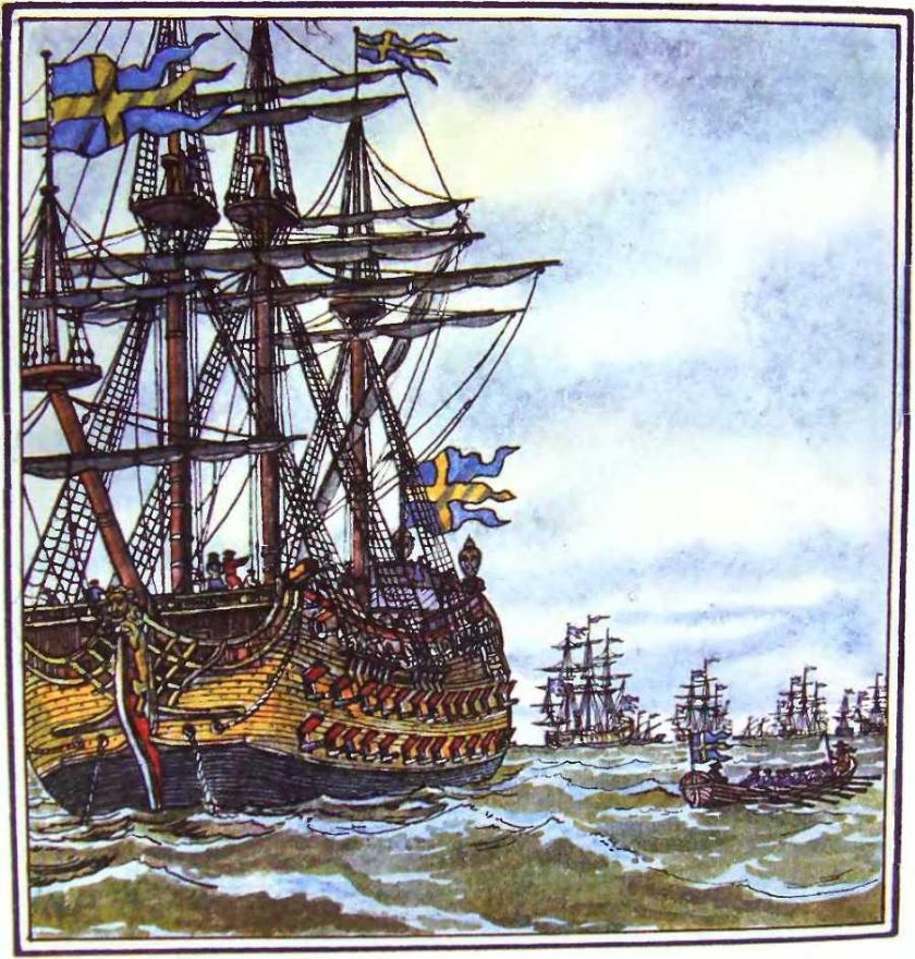 Шведский корабль Элефант Гангутское сражение