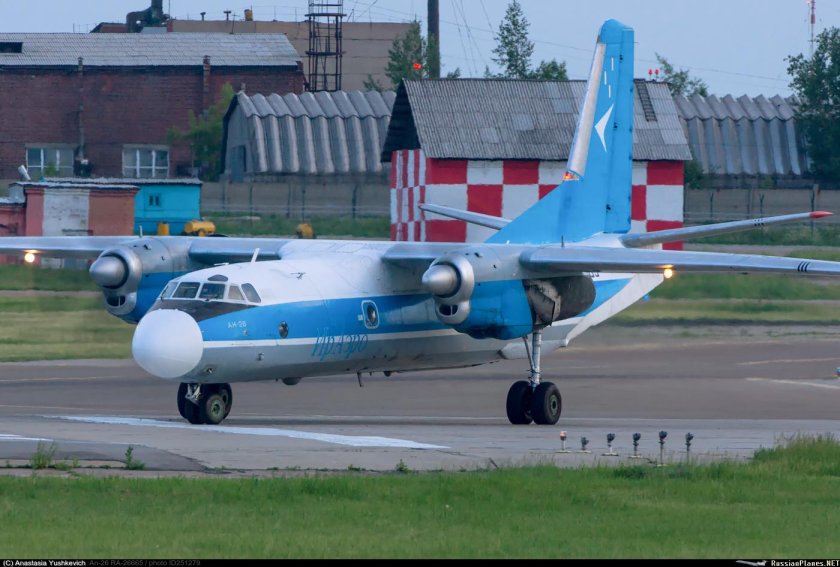 Ан 26 пассажирский самолёт