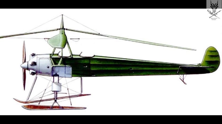 Первый Советский вертолёт КАСКР-1 «красный инженер»