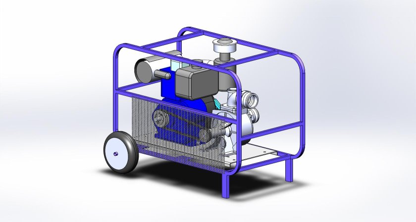 Пожарная мотопомпа Гейзер
