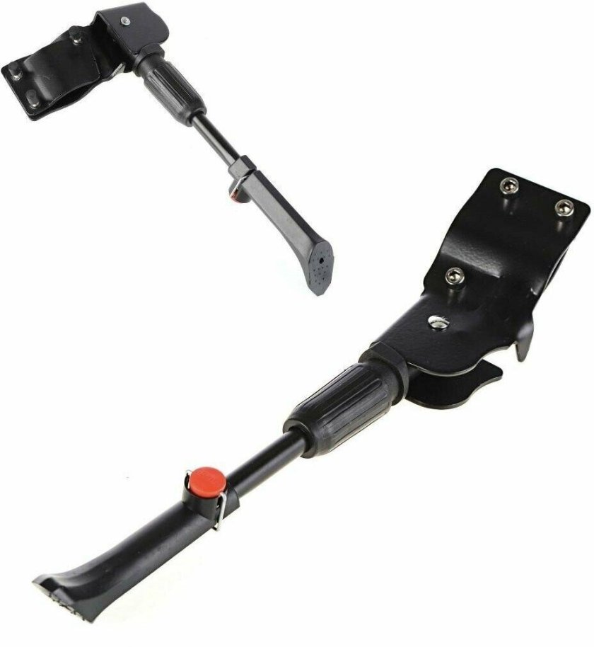 Подножка регулируемая Horst h011 24"-29" на два пера, алюминий черный 00-170390