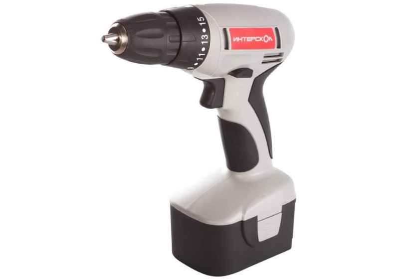 Дрель-шуруповерт интерскол да-12эр