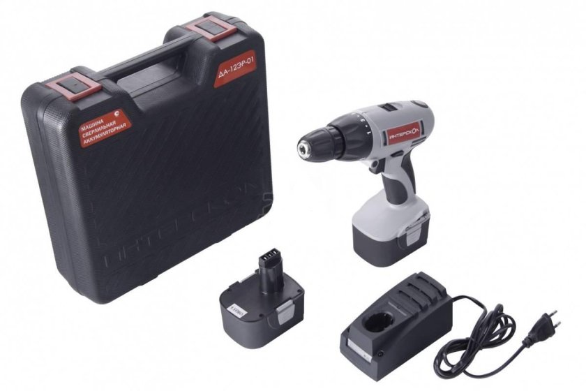 Дрель-шуруповерт Интерскол да-12эр